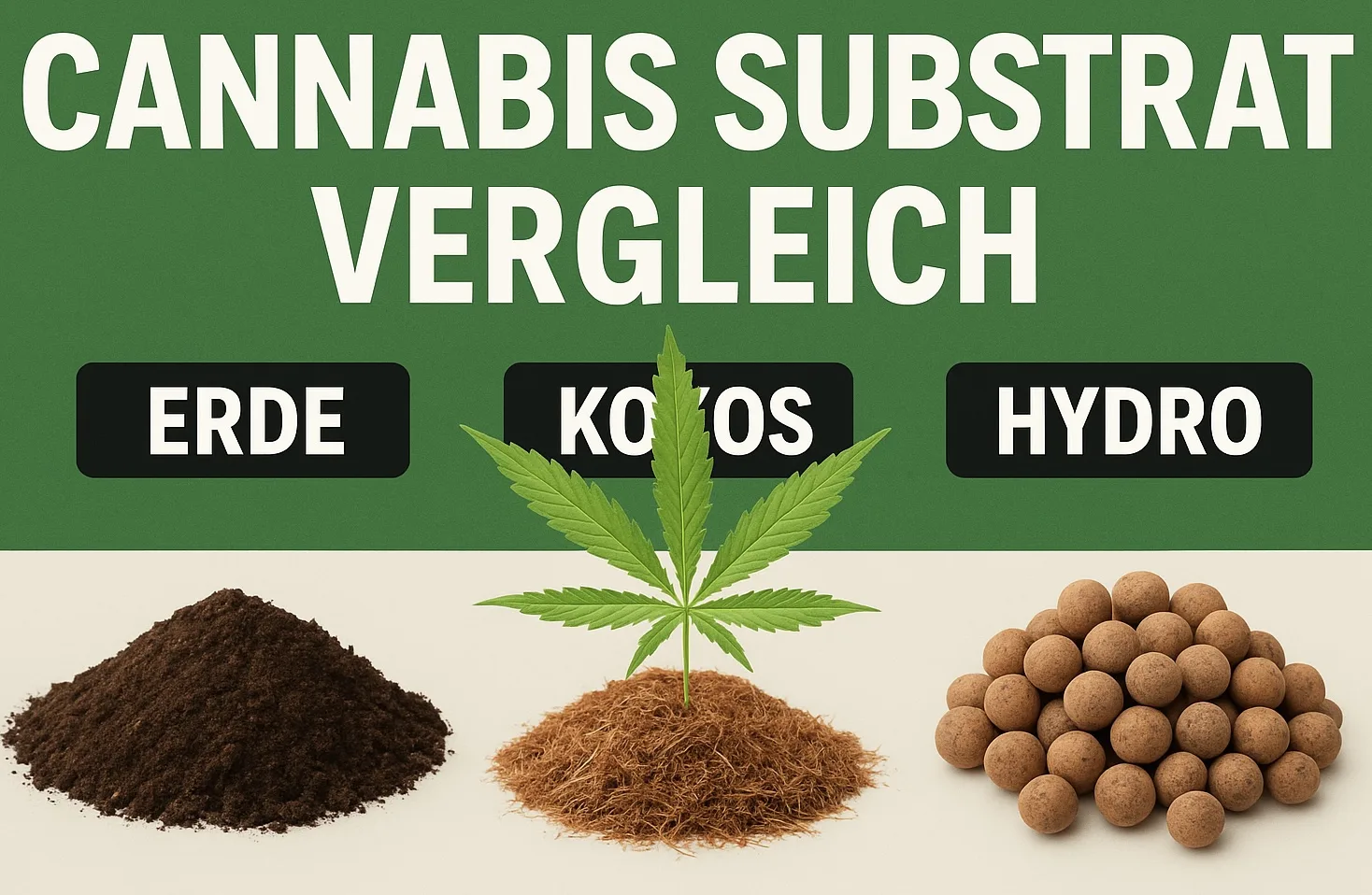 Erde, Kokos & Hydroponik – welches passt zu dir? – Bild 1