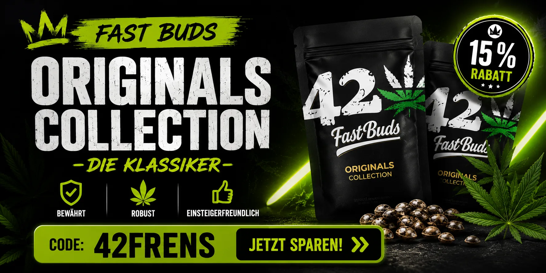 Fast buds gutscheincode "42frens"