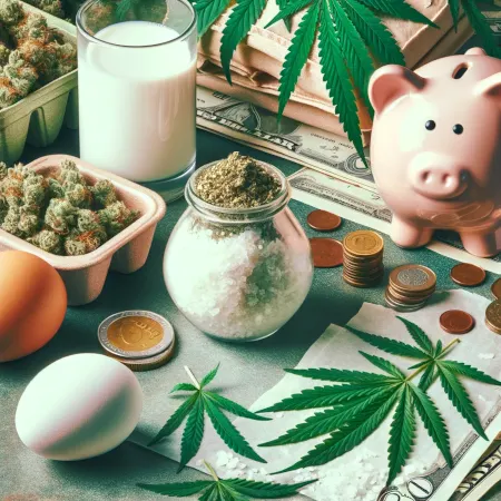 Cannabis Hausmittel Kalzium Magnesium Mangel - Milch Eierschalen Epsomsalz günstige Dünger Alternative