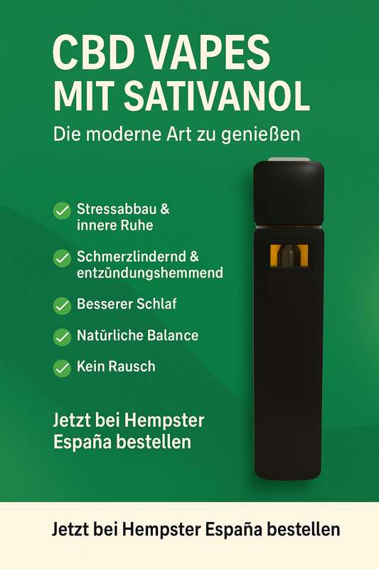 Warum CBD- und Sativanol-Vapes die Zukunft sind