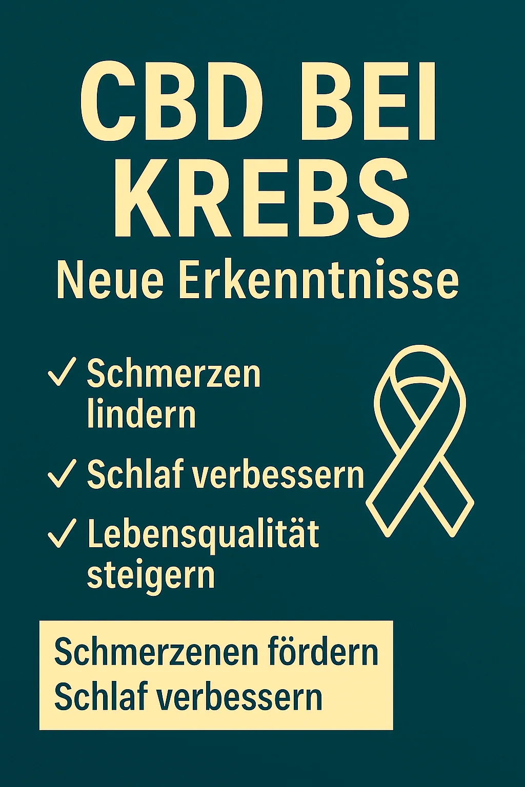 🌿 CBD bei Krebs – Neue Erkenntnisse und warum es sich lohnt, genauer hinzusehen
