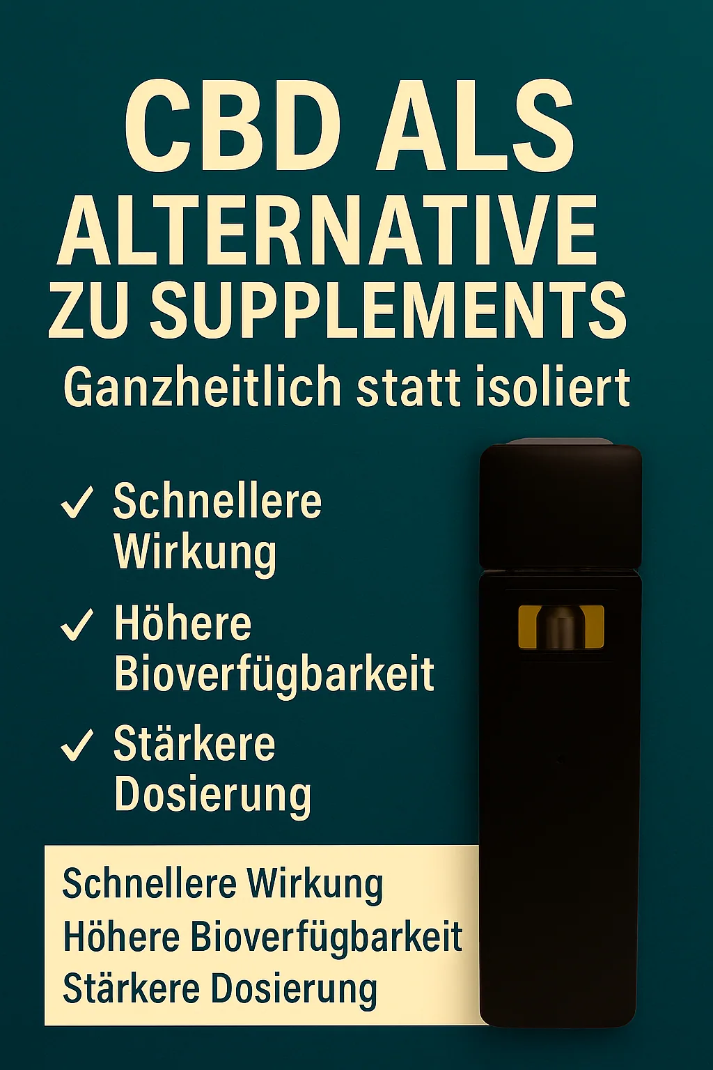 🌿 CBD als Ausgleich im Körper – und warum Vapes die beste Wahl sind