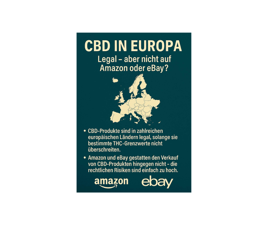 CBD in Europa – Warum Amazon & eBay zögern und was das für Verbraucher bedeutet