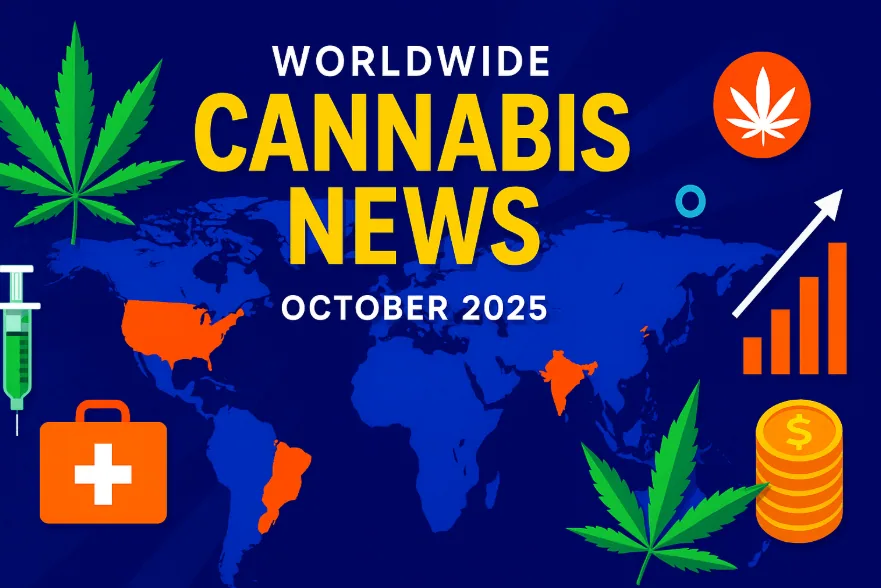Deutschland: "Medizinisches Cannabis in Deutschland: neue Verschärfungen bei Verschreibung und Versand, Oktober 2025"  Spanien: "Spanische Krankenhausapotheken verteilen medizinisches Cannabis nach neuer Regelung"  Tschechien: "Tschechien plant Legalisierung von Freizeit-Cannabis ab 2026 mit Anbau und Besitzgrenzen"  USA Bundesebene: "DEA prüft Rescheduling von Cannabis von Schedule I zu III, Oktober 2025"  Texas: "Erste medizinische Cannabis-Oral-Spritze in Texas verfügbar"  Florida: "Markt für medizinisches Cannabis in Florida stagniert trotz steigender Verkaufszahlen"  New York: "Expansion lizenzierter Cannabisfachgeschäfte in New York bis Ende 2025"  Michigan: "Michigan führt neue Cannabis-Steuern für Infrastrukturprojekte ein"  VFW USA: "THC-haltige Getränke für Veteranen in 27 US-Bundesstaaten, VFW-Initiative"  Kanada: "Kanada erweitert Cannabis-Kultivierungskapazitäten und vereinfacht Regulierungsanforderungen"  Cayman Islands: "Referendum: Entkriminalisierung von Cannabis auf den Cayman Islands"  Thailand: "Thailand verschärft Cannabis-Regelungen nach Liberalisierung, THC-Kontrolle und Verkaufsbeschränkungen"  Indien Himachal Pradesh: "Cannabis-Legalisierung für medizinische und industrielle Zwecke in Himachal Pradesh"  Australien: "Australien verschärft Telemedizin-Vorschriften und reguliert medizinisches Cannabis"  Brasilien: "Regulierung medizinischer Cannabisprodukte in Brasilien mit Fokus auf Forschung und industrielle Nutzung"  Argentinien: "Global CannaForum in Buenos Aires: medizinisches und industrielles Cannabis im Fokus"  Uruguay: "Diskussion über Cannabis-Legalisierung nach Tod von Ex-Präsident Mujica"  Marokko: "Medizinische Cannabis-Legalisierung in Marokko zeigt Fortschritte, Schwarzmarkt floriert"  Südafrika: "Rücknahme des Verbots von Cannabis-Lebensmitteln und Kommerzialisierung von Hanf"  Nigeria: "Debatte über Legalisierung von Cannabisölen in Nigeria, regulatorische Klärung läuft"  DR Kongo: "Planung der Legalisierung von medizinischem Cannabis in der DR Kongo"  Libanon: "Größte Cannabis-Beschlagnahme in der Geschichte des Libanon, 25 Tonnen konfisziert"  Syrien: "Entdeckung einer großen Cannabisplantage in Douma, Sicherheitsmaßnahmen geplant"  Georgien: "Georgien verschärft Cannabis-Strafrecht: bis zu 6 Jahre Haft für Besitz über 5 g"