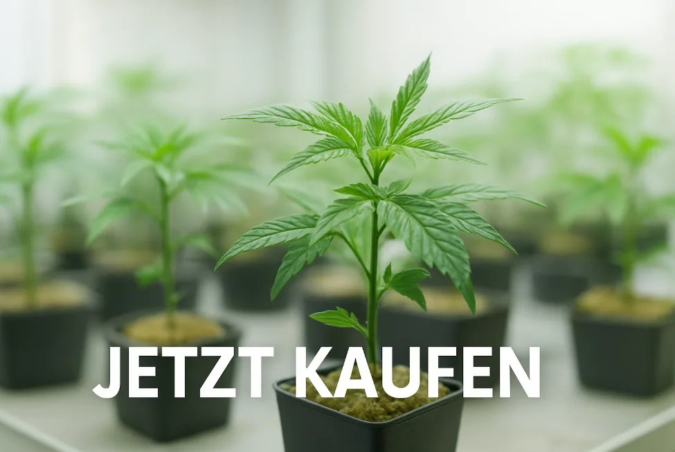 Gesunde grüne Cannabis-Stecklinge in kleinen Töpfen in einer modernen Indoor-Grow-Umgebung; ideal für Themen wie Stecklinge kaufen, Autoflowering Stecklinge kaufen, Online Stecklinge kaufen sowie regionale Suchanfragen wie Stecklinge kaufen Berlin, Stuttgart, München, Frankfurt, Köln und Hamburg; auch relevant für Stecklinge kaufen Österreich, Cali Stecklinge kaufen und Dante Inferno 8 kaufen.